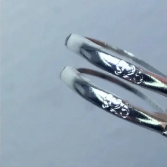 Genuine Turquoise & Herkimer Diamond Quartz Earrings! - Picture 2 of 7